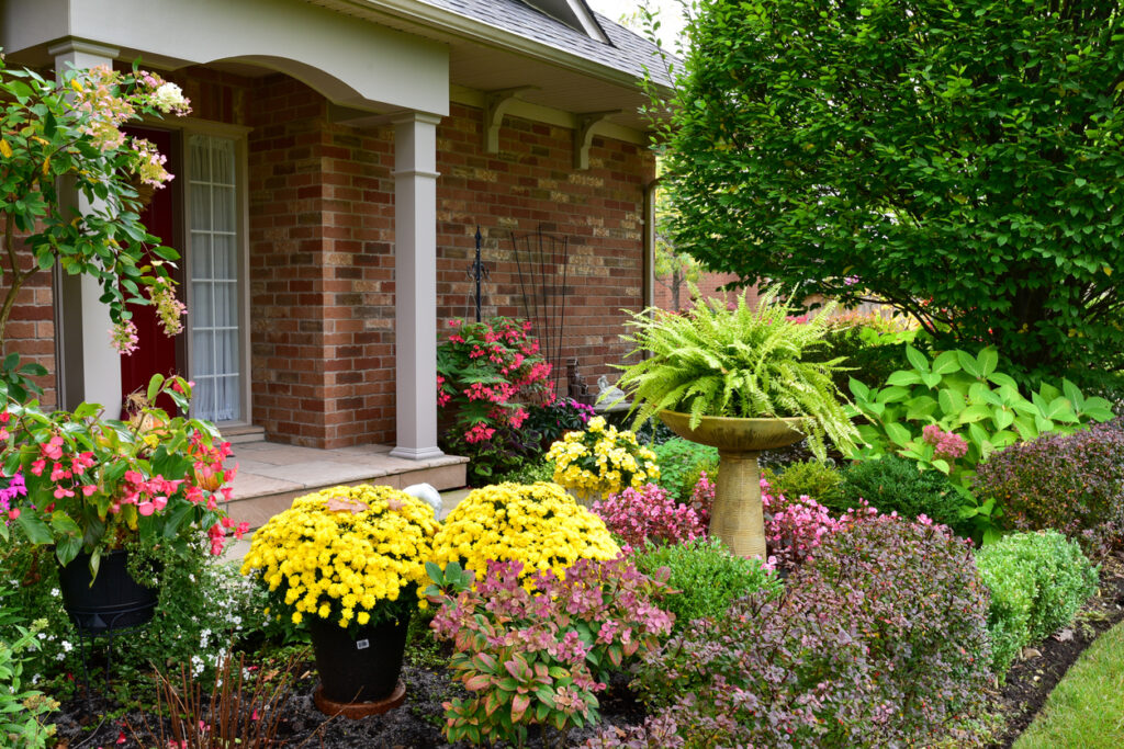 colorful-garden-in-an-urban-neighborhood-curb-appeal-concept